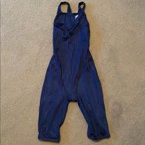 Speedo Knee Length Aquablade Performance Swimsuit